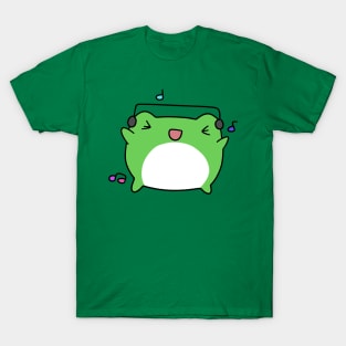 Dancing Headphones Frog T-Shirt